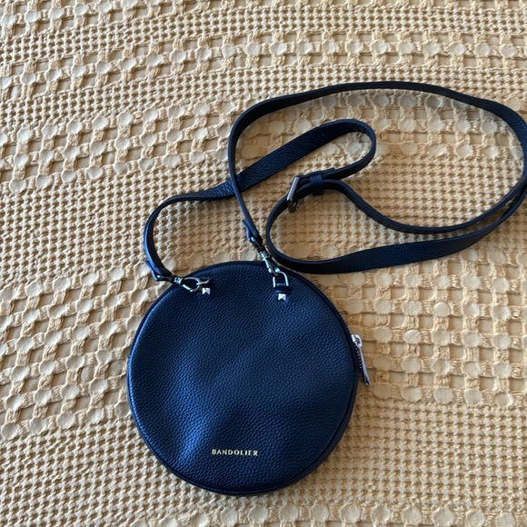 Bandolier circle bag. Black - Picture 2 of 4